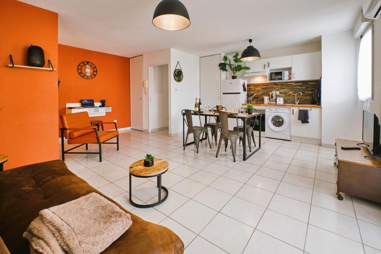 Tout Confort ! Calme, Climatisation, Piscine, Parking Gratuit, Grande Terrasse, Netflix, Wifi Carcassonne Zewnętrze zdjęcie