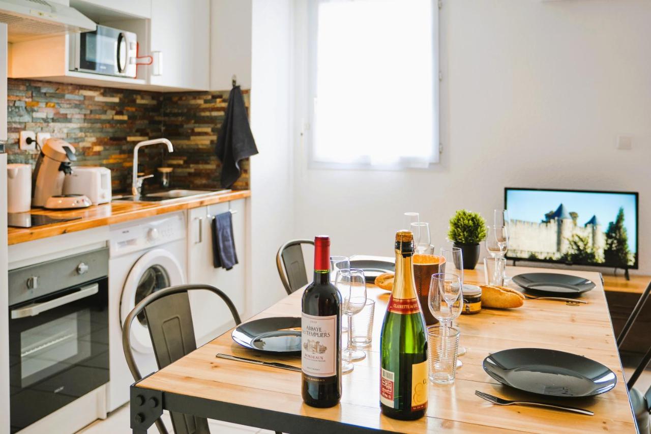 Tout Confort ! Calme, Climatisation, Piscine, Parking Gratuit, Grande Terrasse, Netflix, Wifi Carcassonne Zewnętrze zdjęcie