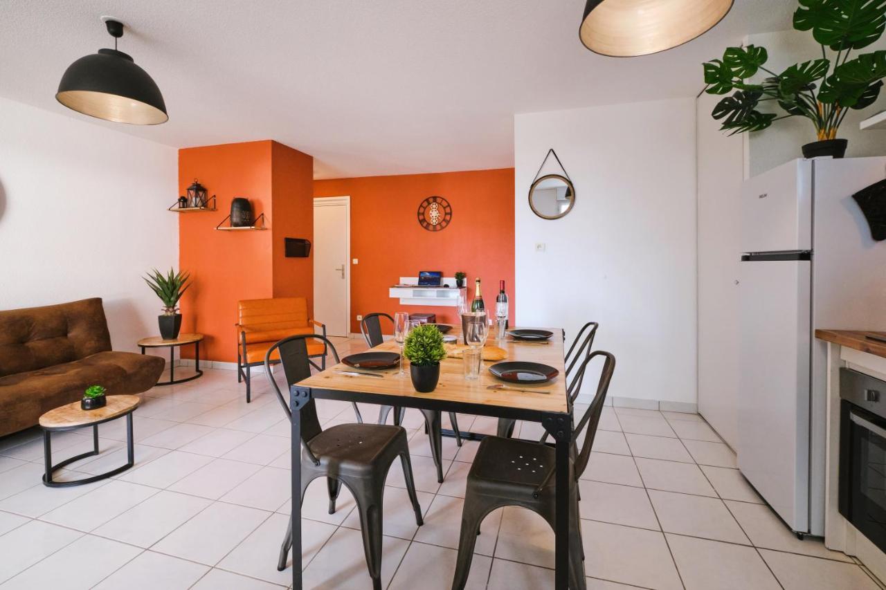 Tout Confort ! Calme, Climatisation, Piscine, Parking Gratuit, Grande Terrasse, Netflix, Wifi Carcassonne Zewnętrze zdjęcie