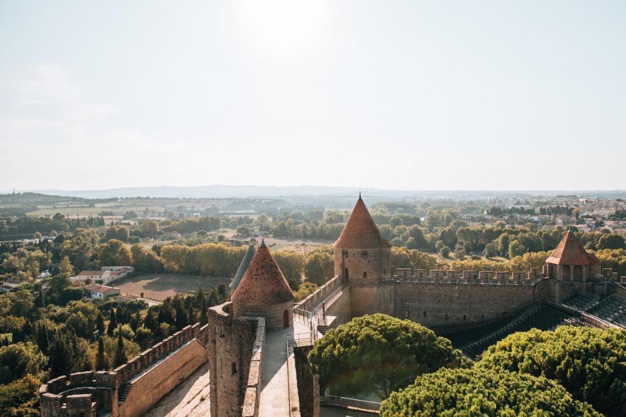 Tout Confort ! Calme, Climatisation, Piscine, Parking Gratuit, Grande Terrasse, Netflix, Wifi Carcassonne Zewnętrze zdjęcie