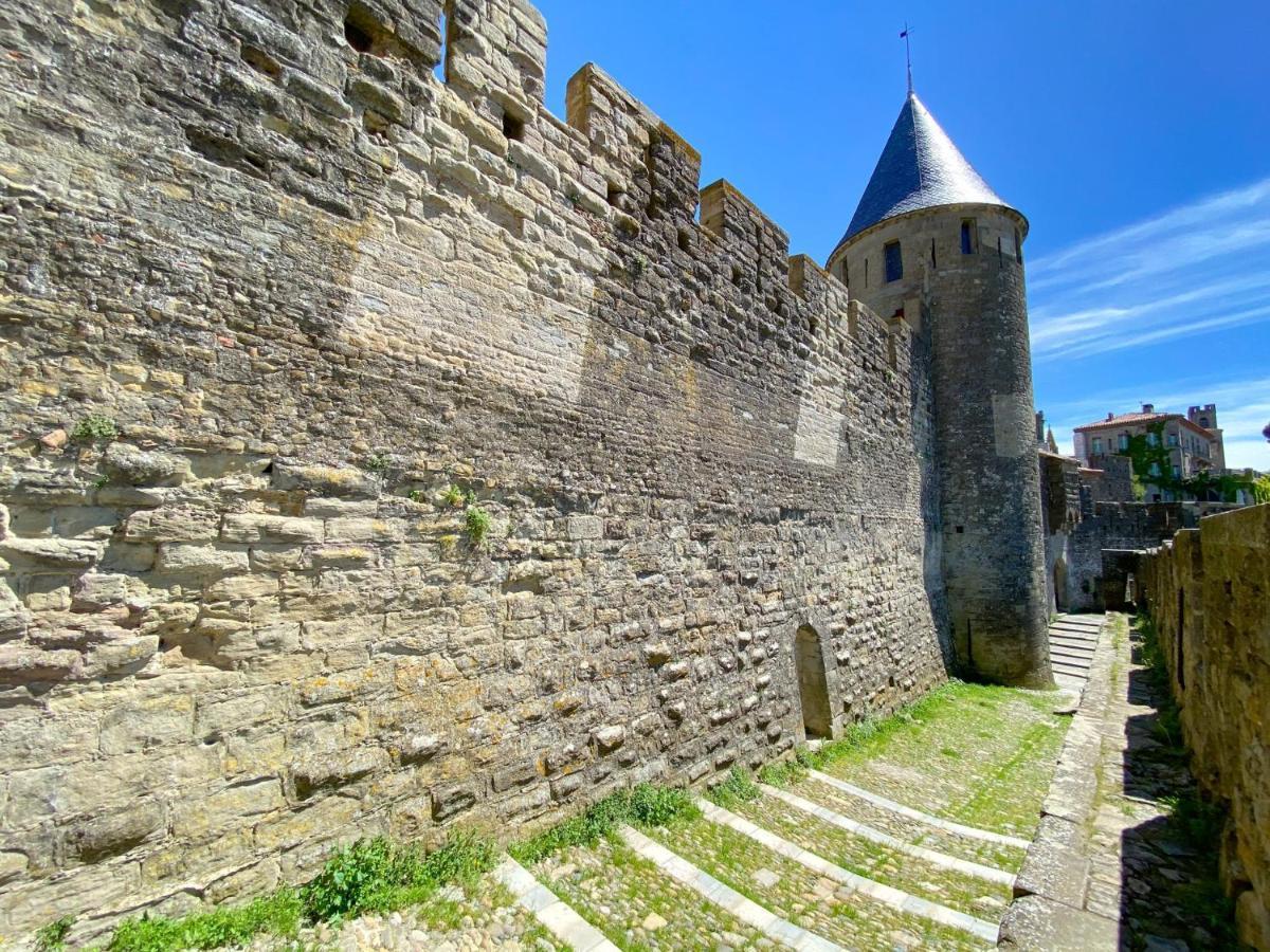 Tout Confort ! Calme, Climatisation, Piscine, Parking Gratuit, Grande Terrasse, Netflix, Wifi Carcassonne Zewnętrze zdjęcie